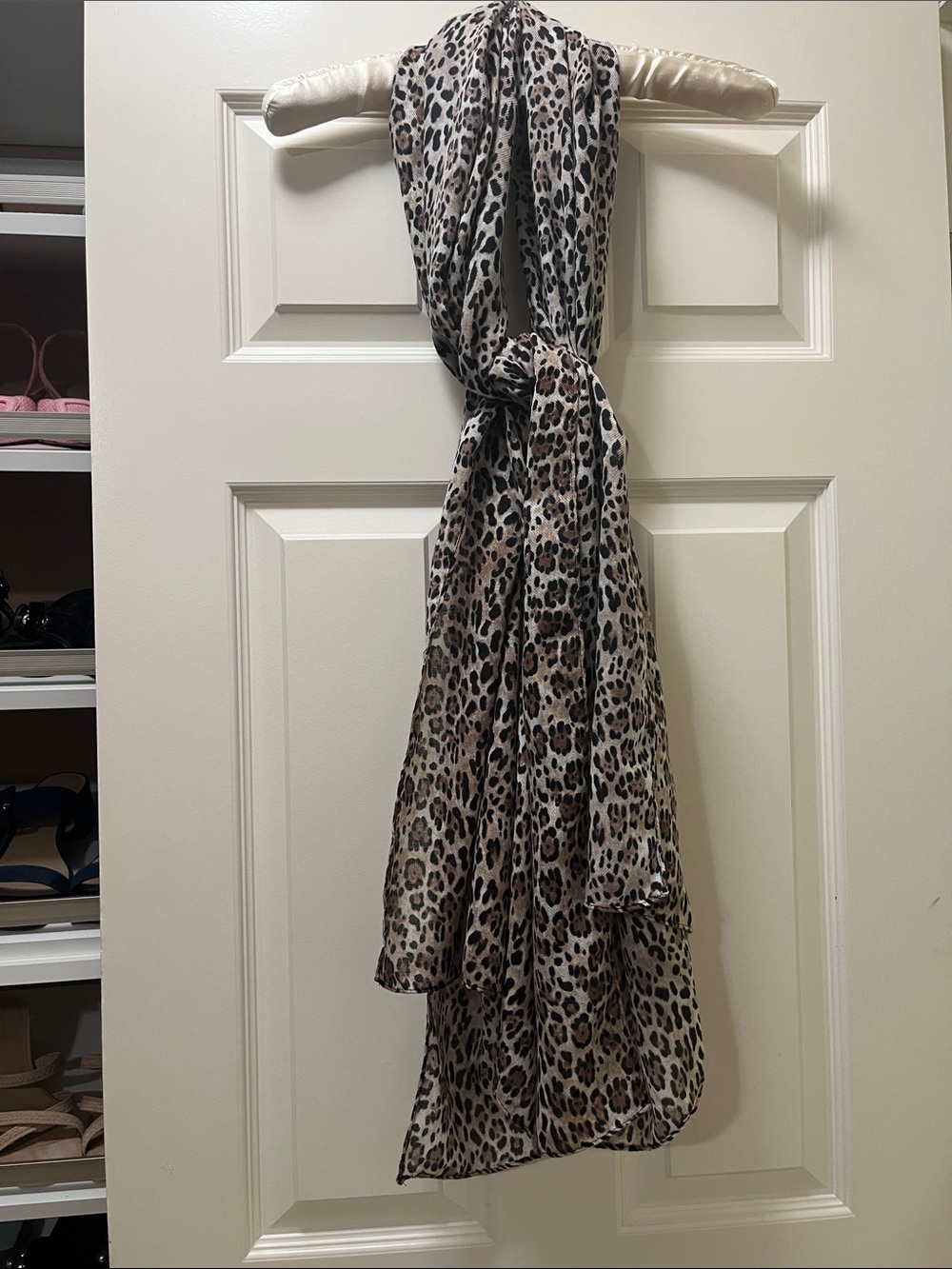 Chico's Leopard Print Scarf Wrap